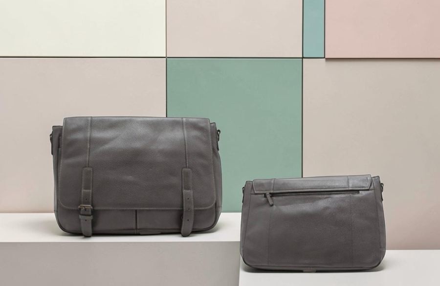 Black leather laptop sleeves